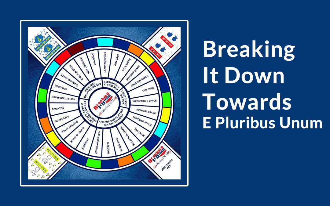 New shipments of Breaking It Down Towards E Pluribus Unum ® board game have arrived (with versions f